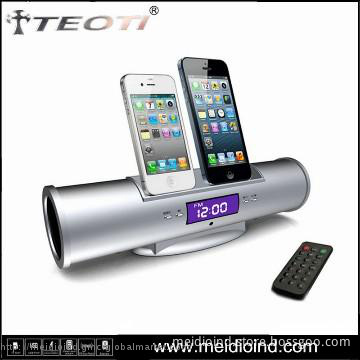 Special design for iphone speaker with docking station rechargable